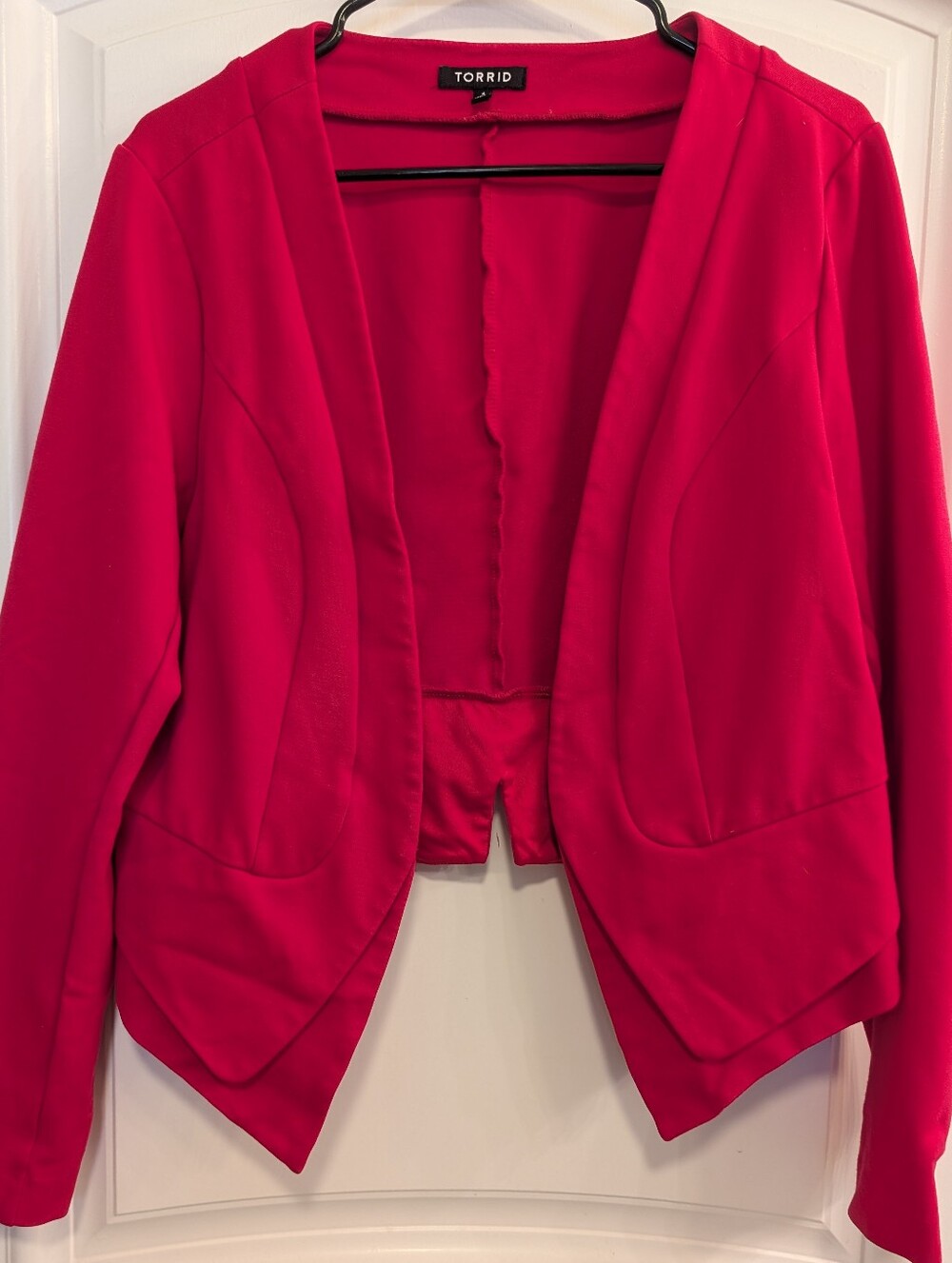 Torrid Women's Open-Front Blazer Jacket - Hot Pink
